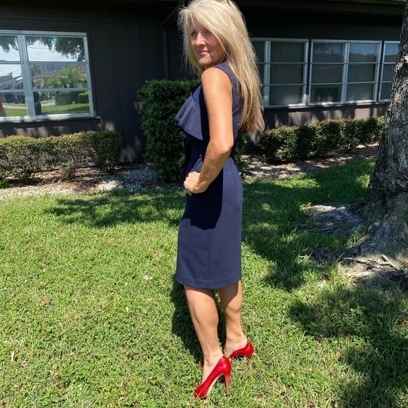 Donna Karan, Unique Black Dress, Ooozes Class, Style & Sophisticated, Wow🔥 - Picture 1 of 8